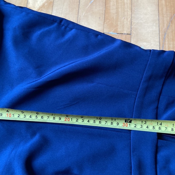 Finders Keeper navy blue wide leg deep V jumpsuit - Picture 13 of 15